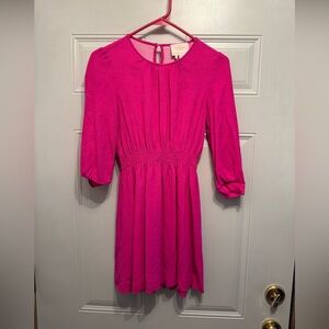 Kate Spade New York Zari Dress Hot Vivid Pink Size 0